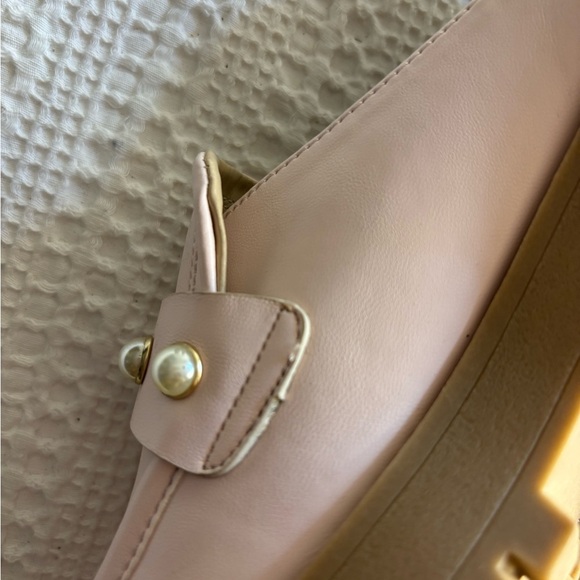 Crown & Ivy Pink Studded Loafers Flats - Picture 7 of 10